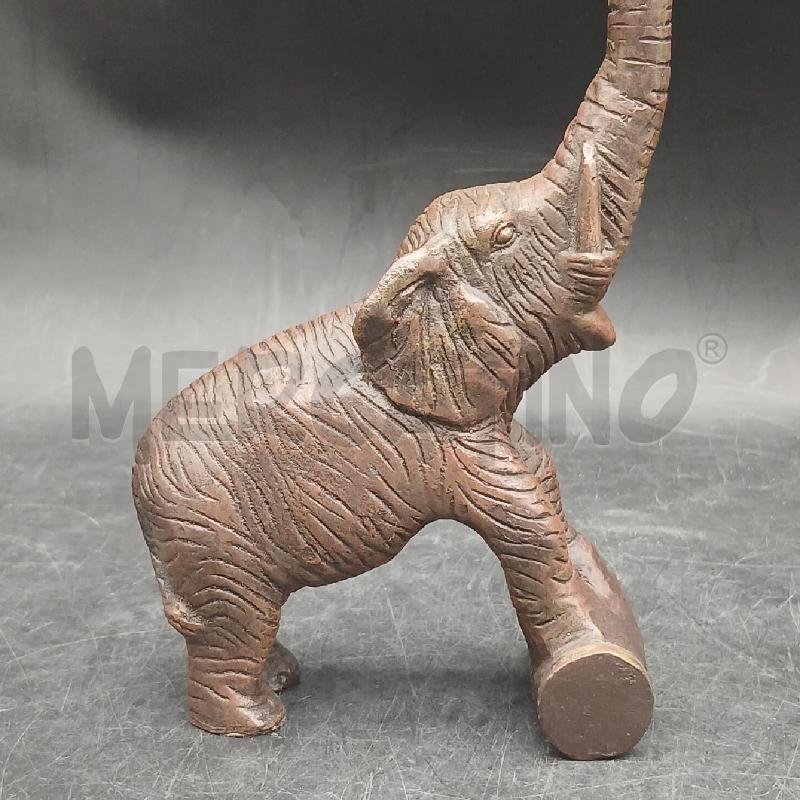 ELEFANTE CON SCIMMIA BRONZO | Mercatino dell'Usato Roma garbatella 4