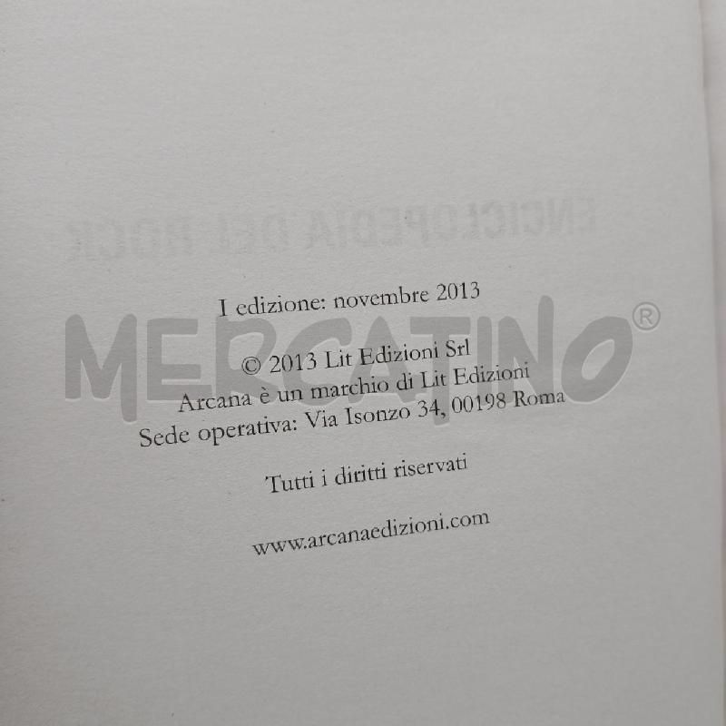 ENCICLOPEDIA DEL ROCK ARCANA  | Mercatino dell'Usato Roma garbatella 4