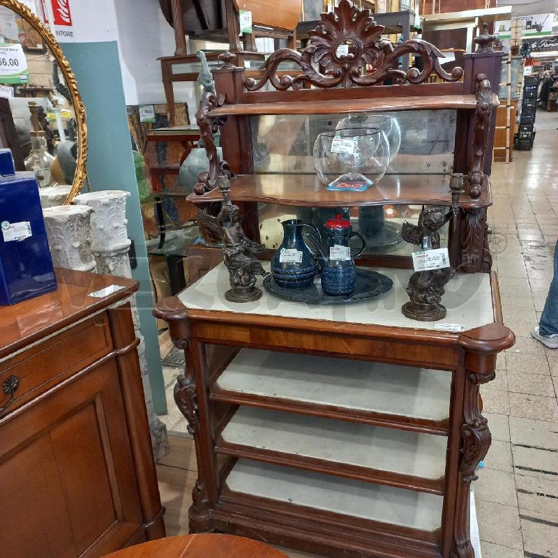 ETAGERE 4 RIPIANI MARMO CON ALZATA  | Mercatino dell'Usato Roma garbatella 1