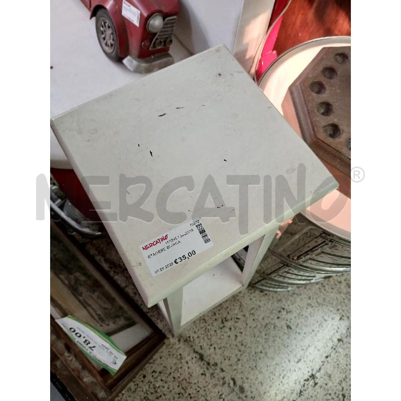 ETAGERE BIANCA  | Mercatino dell'Usato Roma garbatella 2