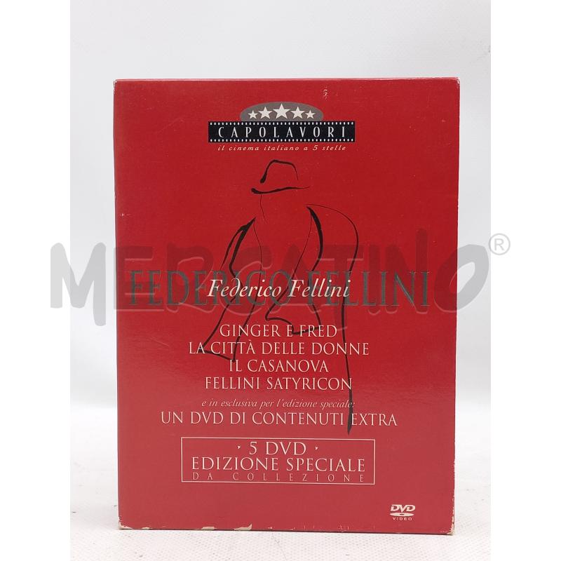 FEDERICO FELLINI COFANETTO 5 DVD  | Mercatino dell'Usato Roma garbatella 1
