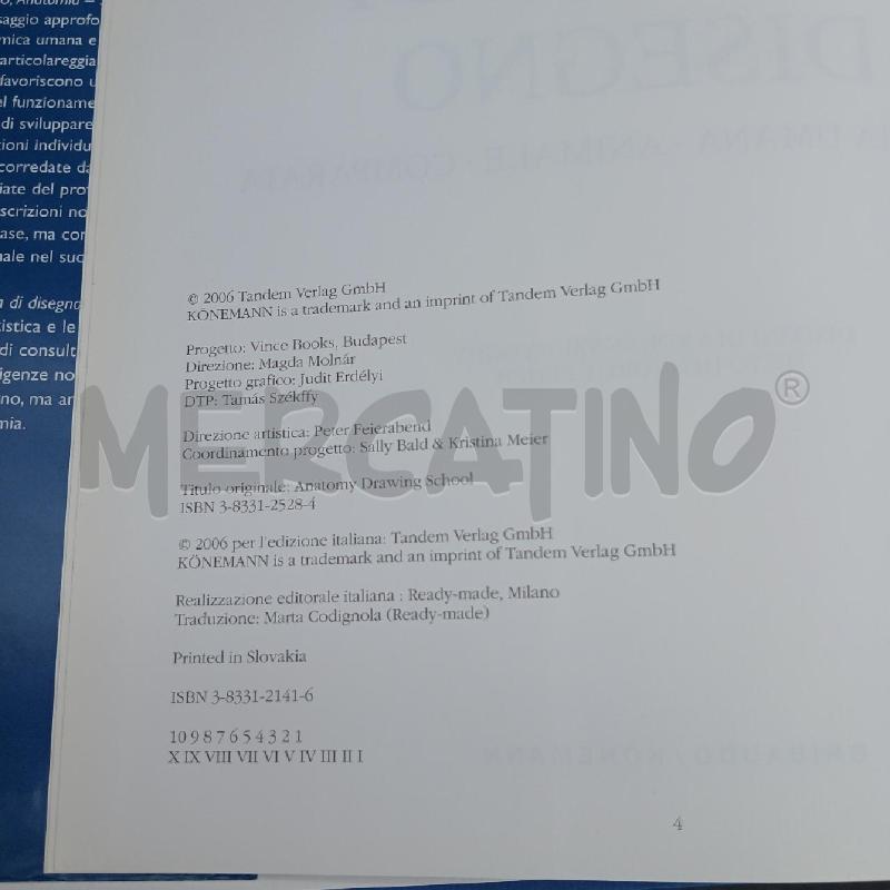 FEHER ANBATOMIA SCUOLA DI DISEGNO | Mercatino dell'Usato Roma garbatella 5