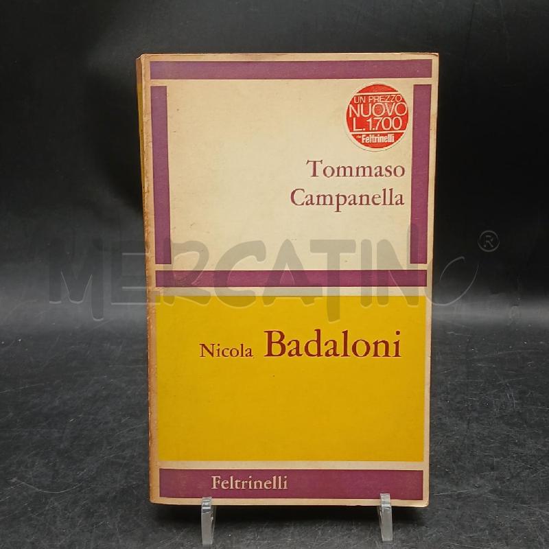 FELTRINELLI T. CAMPANELLA NICOLA BADALONI | Mercatino dell'Usato Roma garbatella 1