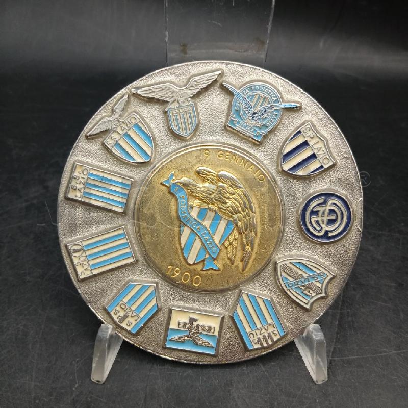 FERMACARTE METALLO STEMMI SS LAZIO | Mercatino dell'Usato Roma garbatella 1