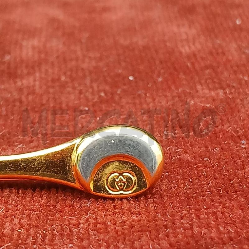 FERMA CRAVATTE GUCCI DORATO | Mercatino dell'Usato Roma garbatella 2