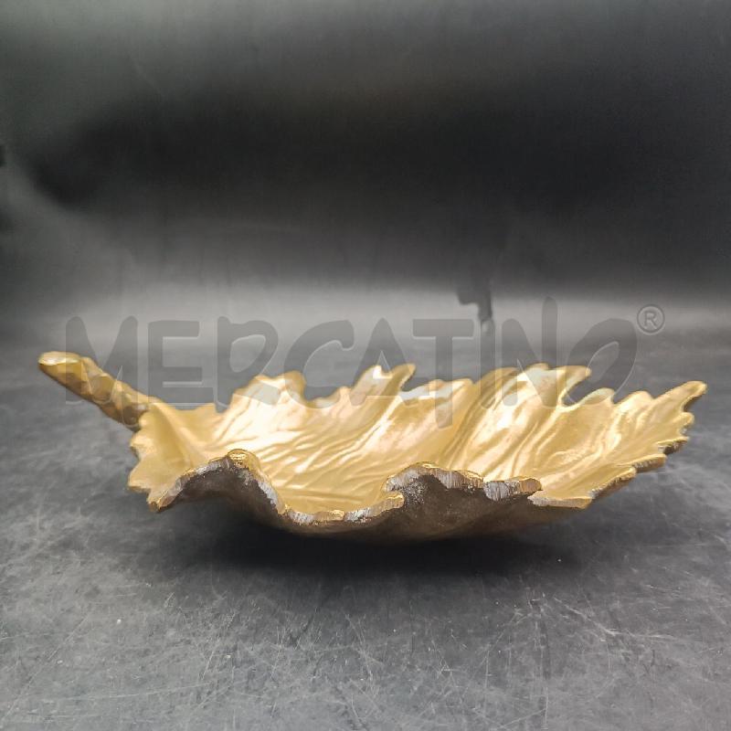 FOGLIA METALLO BRONZO | Mercatino dell'Usato Roma garbatella 2