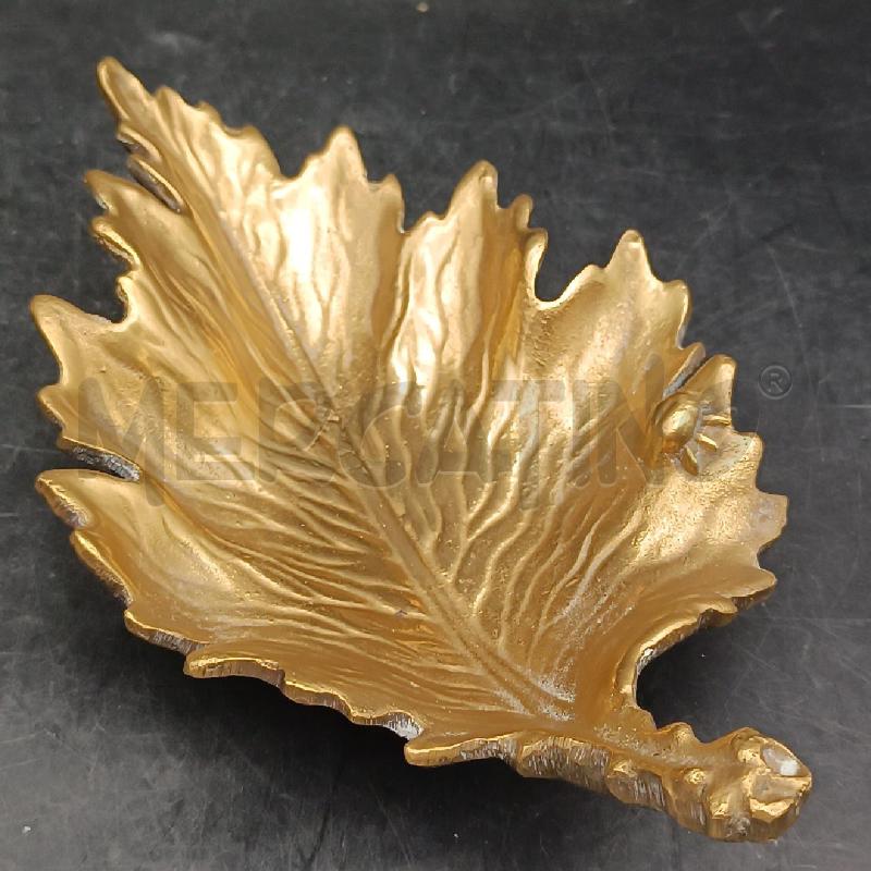 FOGLIA METALLO BRONZO | Mercatino dell'Usato Roma garbatella 3