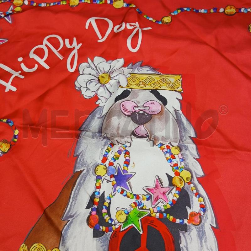 FOULARD BRACCIALINI ROSSO HIPPY DOG  | Mercatino dell'Usato Roma garbatella 3