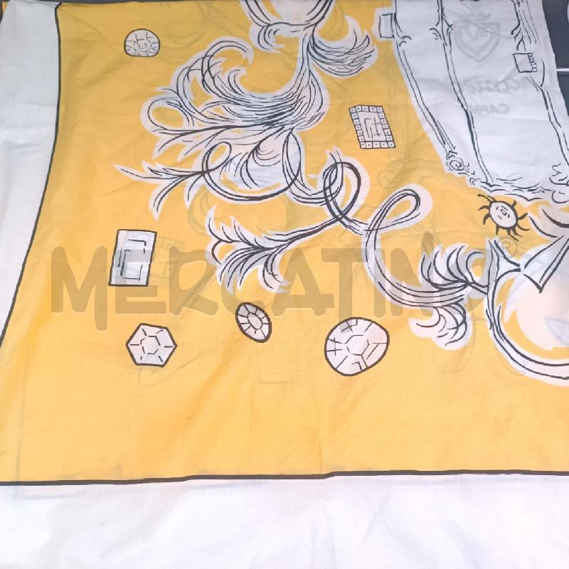FOULARD CHANTECLER GIALLO E BIANCO  | Mercatino dell'Usato Roma garbatella 1