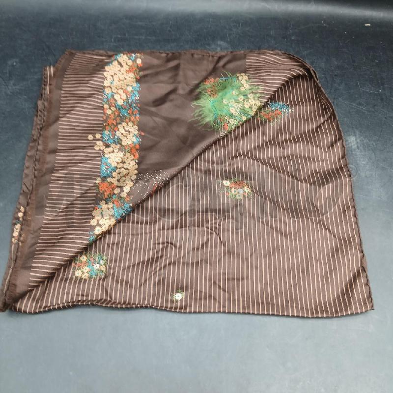 FOULARD CHRISTIAN DIOR MARRONE  | Mercatino dell'Usato Roma garbatella 3