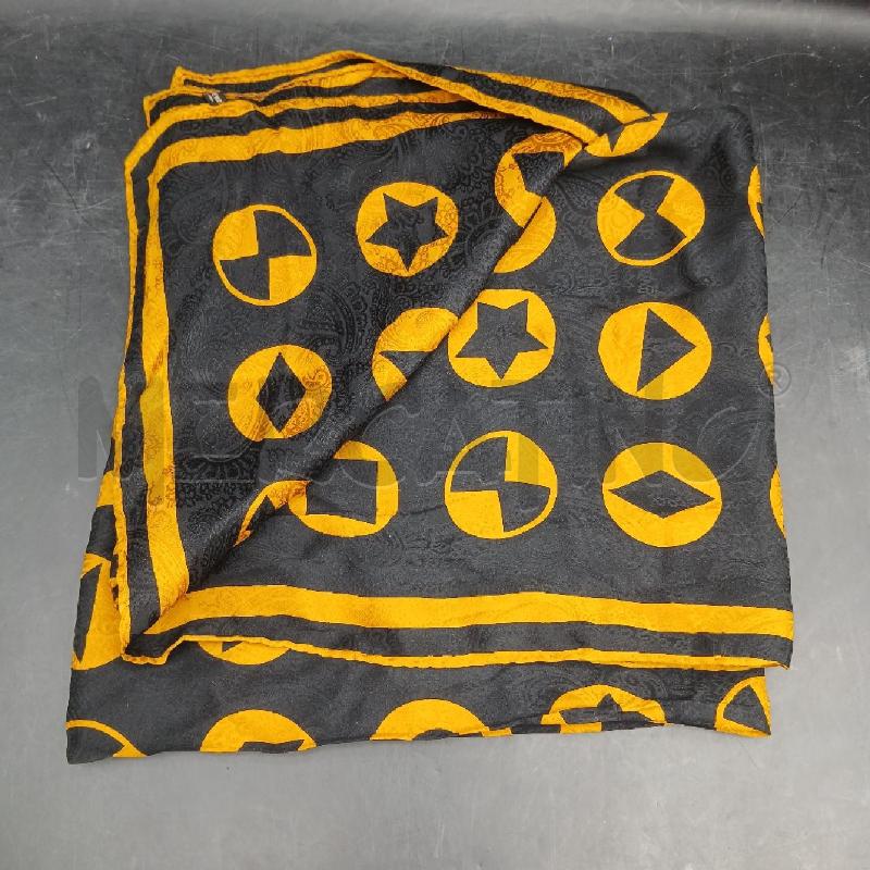 FOULARD FENDI NERO E OCRA  | Mercatino dell'Usato Roma garbatella 3