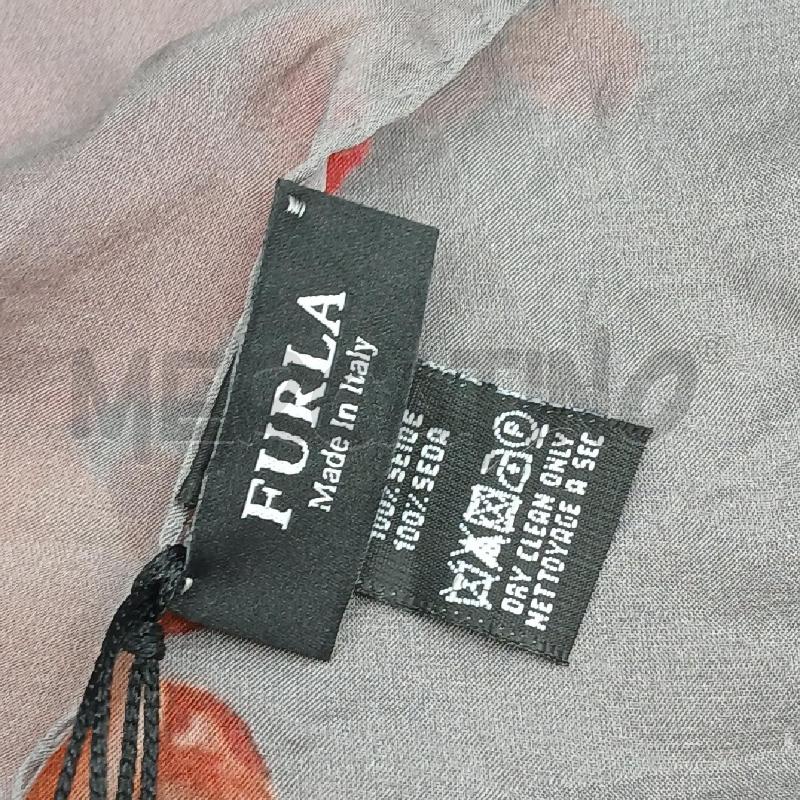 FOULARD FURLA DET FIORI COLOR  | Mercatino dell'Usato Roma garbatella 4