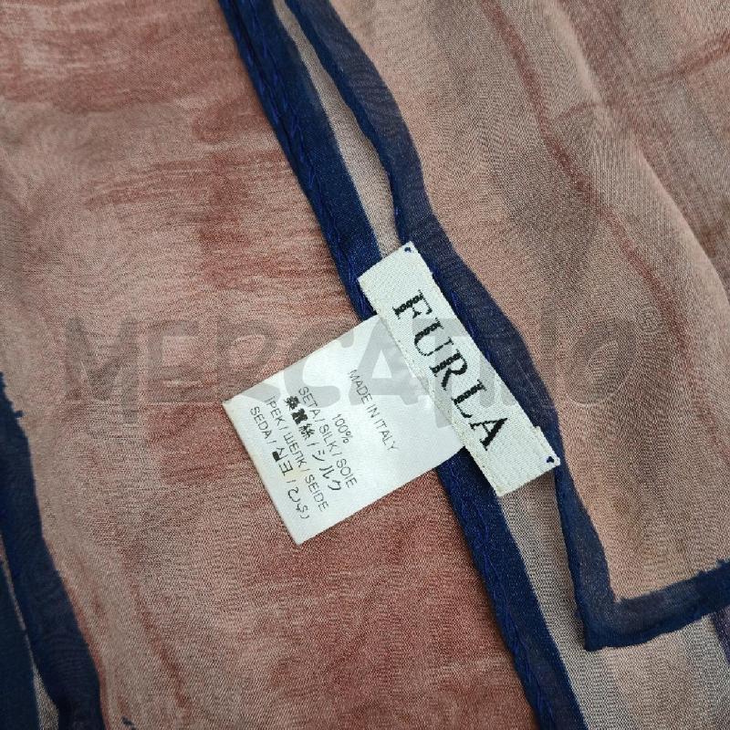 FOULARD FURLA ROSA ANTICO | Mercatino dell'Usato Roma garbatella 2