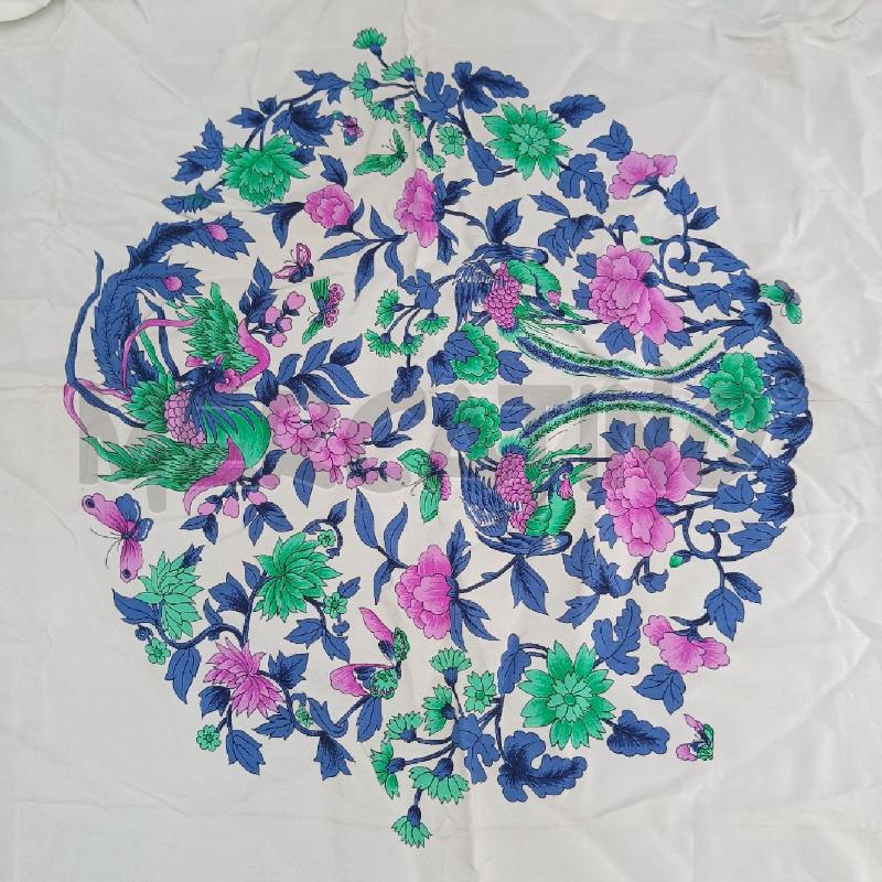 FOULARD GIANNI VERSACE FIORI VIOLA  | Mercatino dell'Usato Roma garbatella 3
