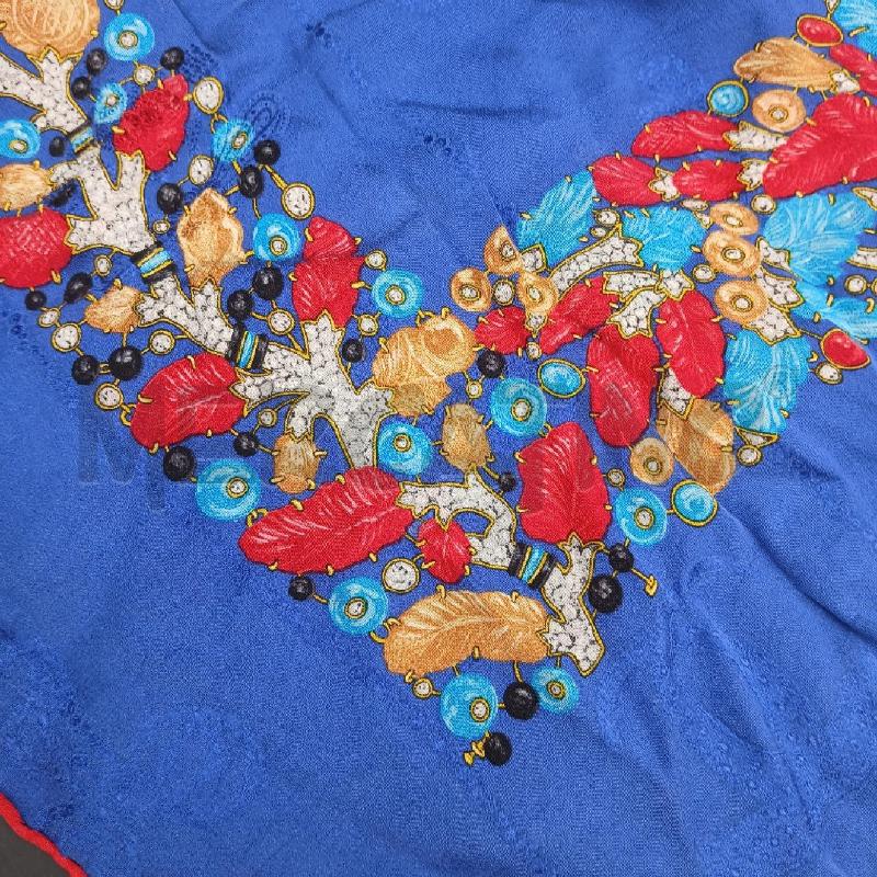 FOULARD MUST DE CARTIER BLU FANTAS | Mercatino dell'Usato Roma garbatella 3