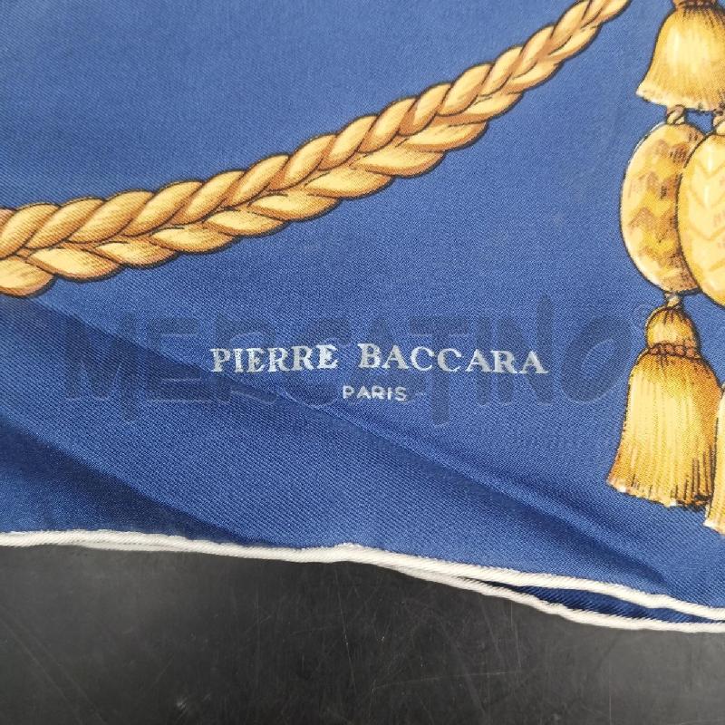 FOULARD PIERRE BACCARA BLU E DORAT | Mercatino dell'Usato Roma garbatella 2