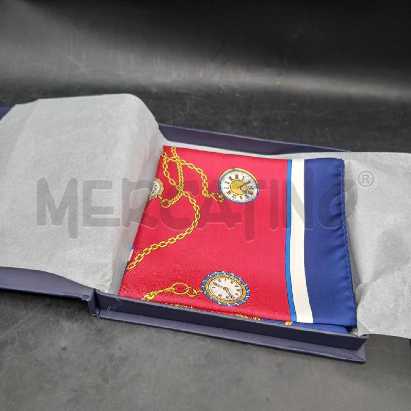 FOULARD TALARICO ROSSO E BLU  | Mercatino dell'Usato Roma garbatella 1