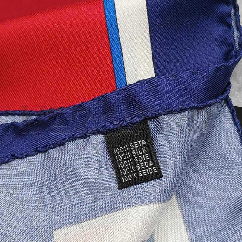 FOULARD TALARICO ROSSO E BLU  | Mercatino dell'Usato Roma garbatella 3