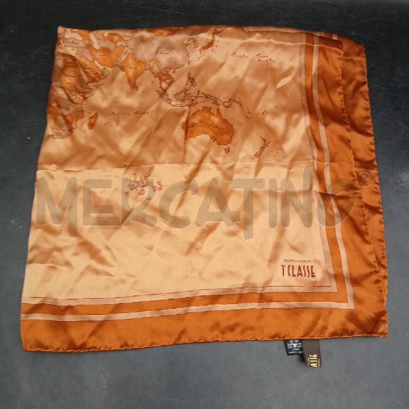 FOULARD T'CLASSEDET FANTASIA MARRONE  | Mercatino dell'Usato Roma garbatella 1