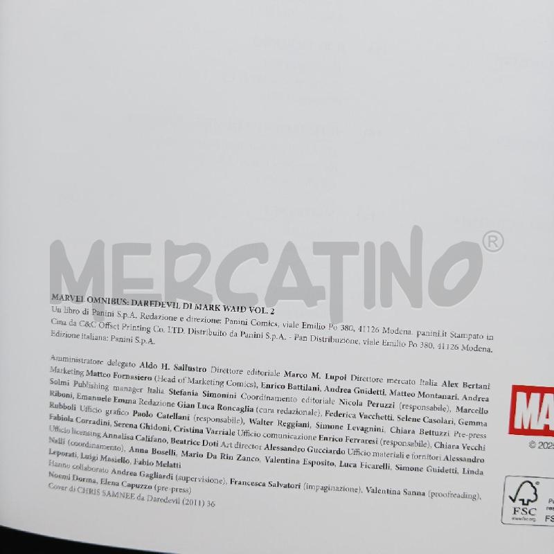 FUM DAREDEVIL OMNIBUS MARK WAID 2  | Mercatino dell'Usato Roma garbatella 5