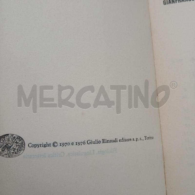 G. CONTINI UN'IDEA DI DANTE | Mercatino dell'Usato Roma garbatella 4