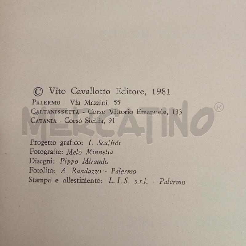 G. CORIA PROFUMI DI SICILIA IL LIBRO DELLA CUCINA SICILIANA | Mercatino dell'Usato Roma garbatella 3
