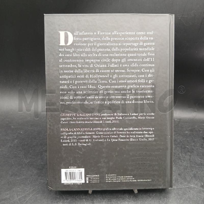 G. GALEANI ORIANA UNA DONNA LIBERA | Mercatino dell'Usato Roma garbatella 3