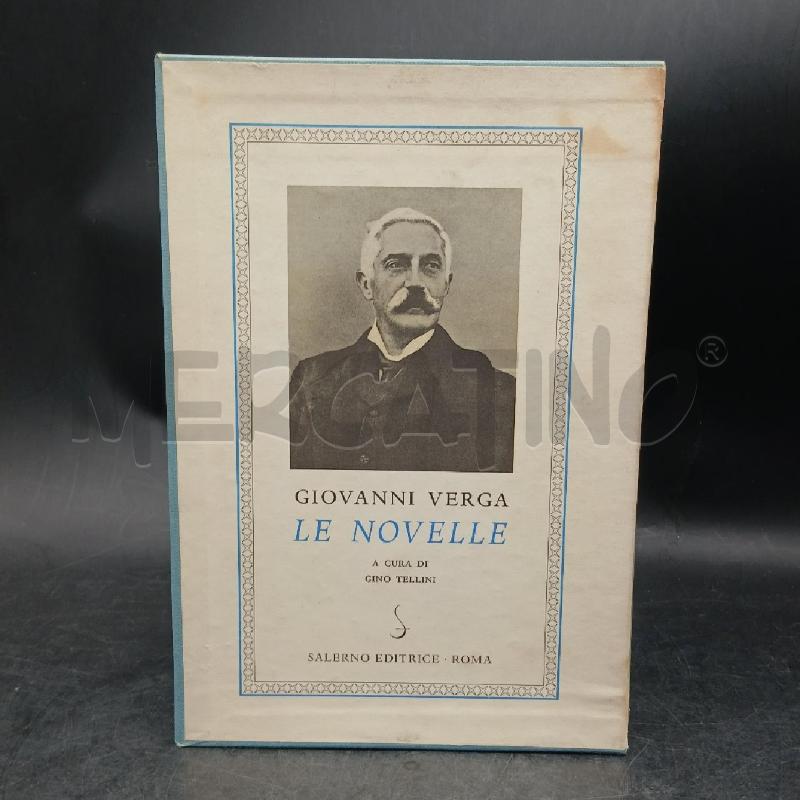 G. TELLINI GIOVANNI VERGA LE NOVELLE SALERNO EDITRICE | Mercatino dell'Usato Roma garbatella 1