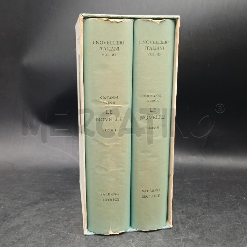 G. TELLINI GIOVANNI VERGA LE NOVELLE SALERNO EDITRICE | Mercatino dell'Usato Roma garbatella 2