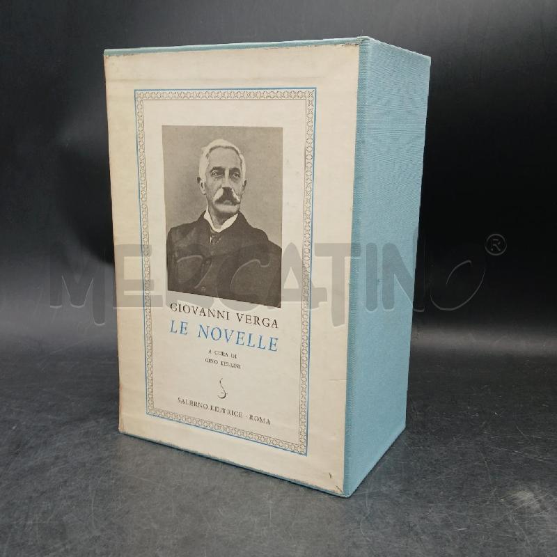G. TELLINI GIOVANNI VERGA LE NOVELLE SALERNO EDITRICE | Mercatino dell'Usato Roma garbatella 3