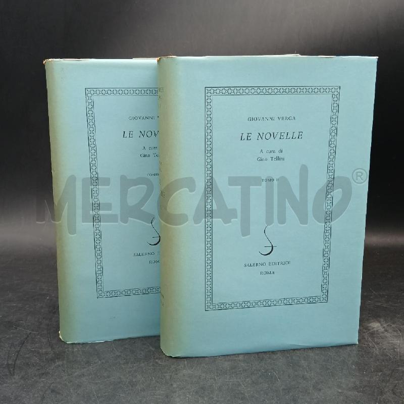 G. TELLINI GIOVANNI VERGA LE NOVELLE SALERNO EDITRICE | Mercatino dell'Usato Roma garbatella 4