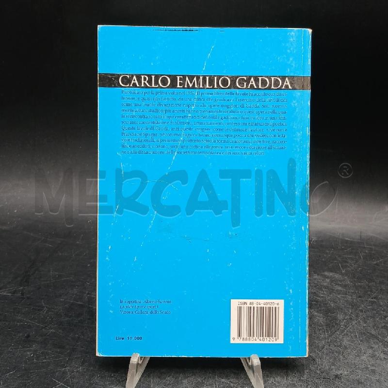 GADDA IL PRIMO LIBRO DELLE FAVOLE | Mercatino dell'Usato Roma garbatella 2