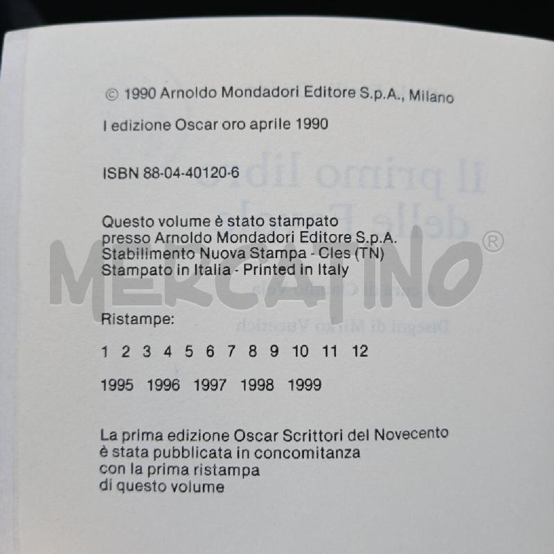 GADDA IL PRIMO LIBRO DELLE FAVOLE | Mercatino dell'Usato Roma garbatella 4