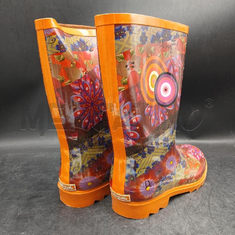 GALOSCE DESIGUAL MARRONE ARANCIO | Mercatino dell'Usato Roma garbatella 3