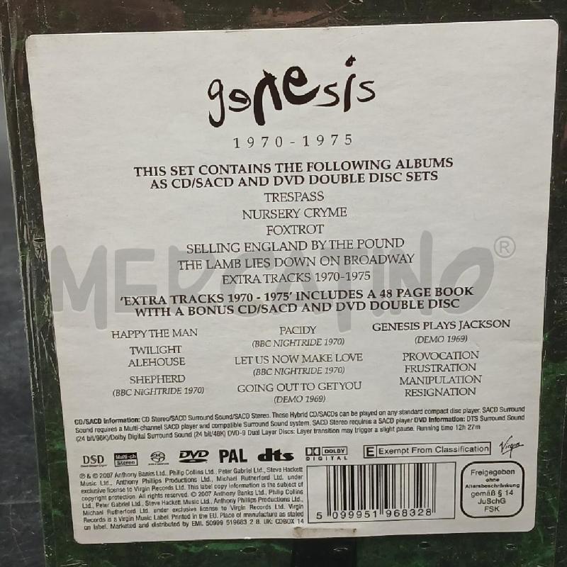 GENESIS BOX SET MINT CD + DVD 1970-1975 | Mercatino dell'Usato Roma garbatella 4