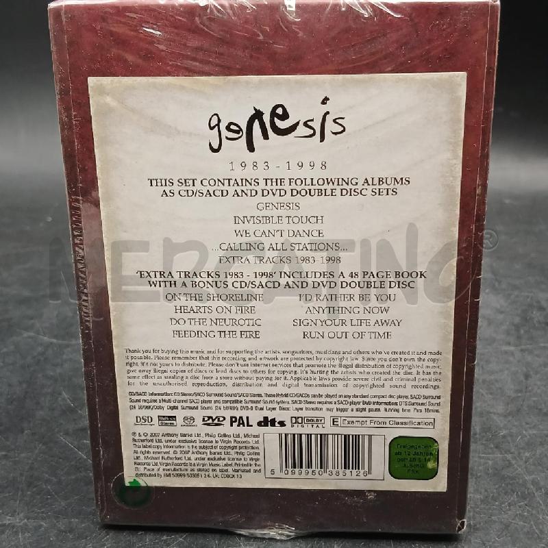 GENESIS BOX SET MINT CD + DVD 1983-1998 | Mercatino dell'Usato Roma garbatella 4