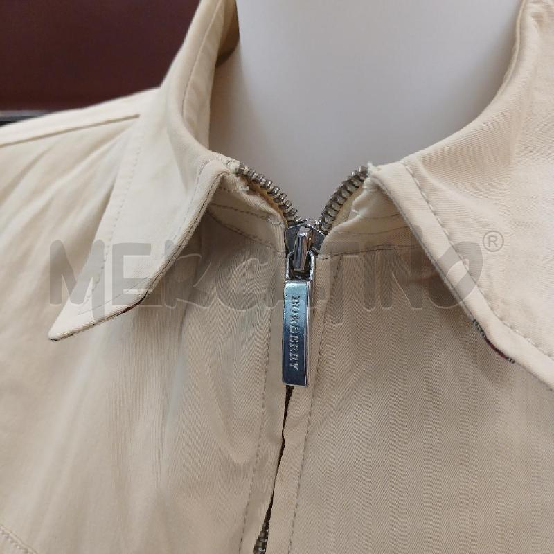 GIACCA DONNA BURBERRY BEIGE TASCHINI ZIP  | Mercatino dell'Usato Roma garbatella 3
