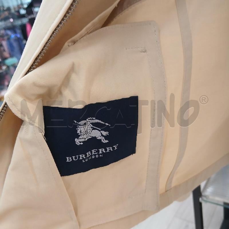 GIACCA DONNA BURBERRY BEIGE TASCHINI ZIP  | Mercatino dell'Usato Roma garbatella 4