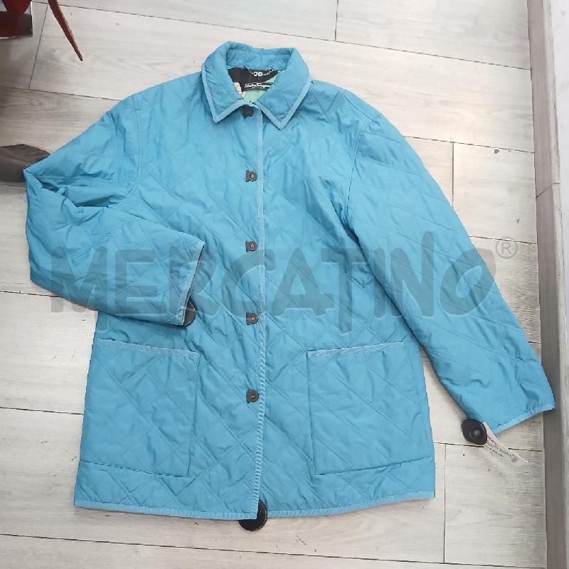 GIACCA DONNA FERRAGAMO AZZURRA  | Mercatino dell'Usato Roma garbatella 1