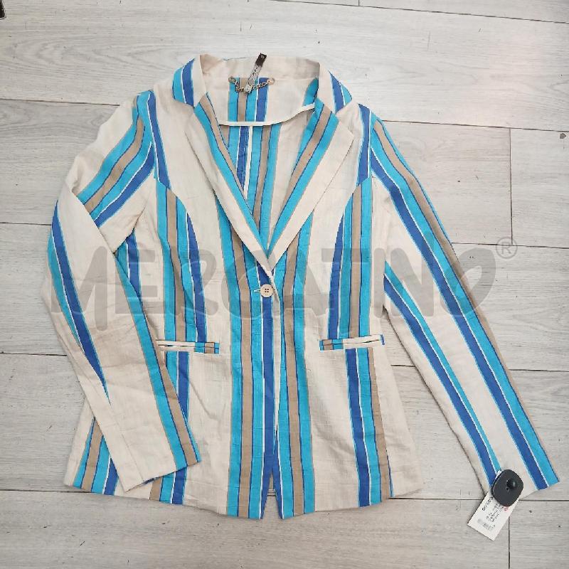 GIACCA DONNA MANILA GRACE BIANCO BLU  | Mercatino dell'Usato Roma garbatella 1