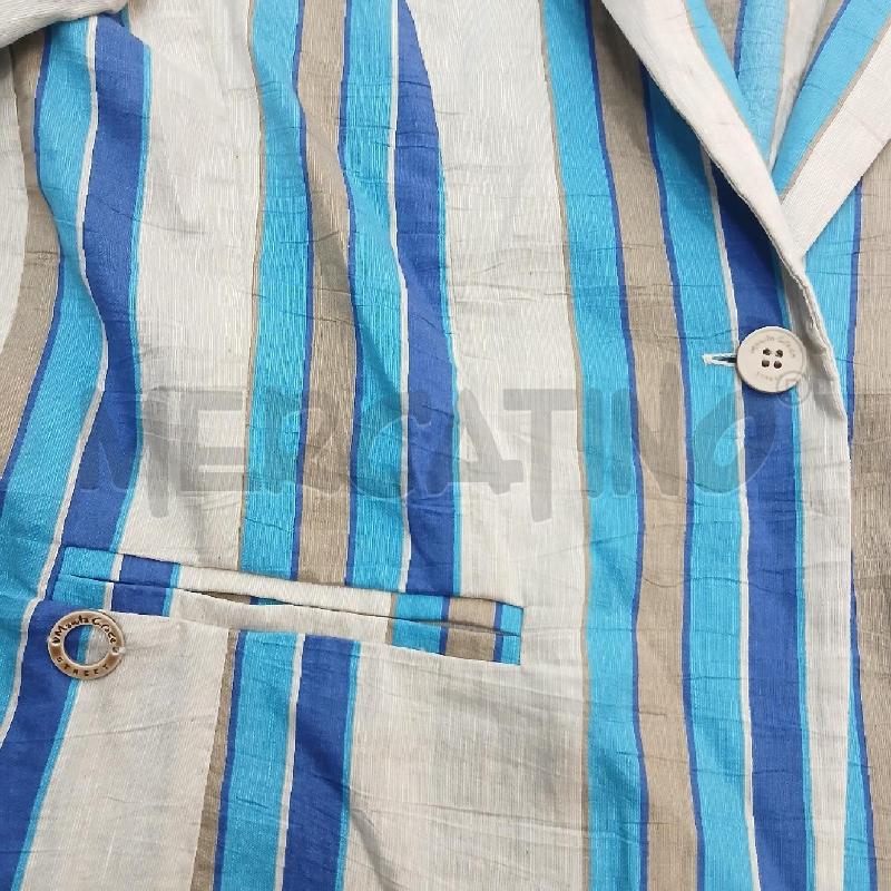 GIACCA DONNA MANILA GRACE BIANCO BLU  | Mercatino dell'Usato Roma garbatella 3