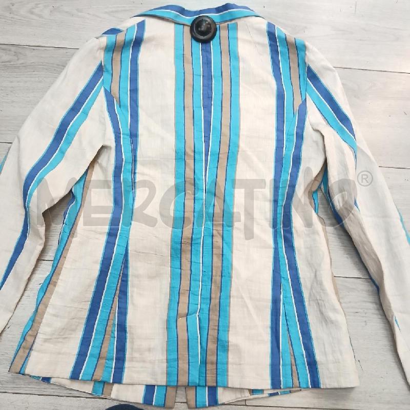 GIACCA DONNA MANILA GRACE BIANCO BLU  | Mercatino dell'Usato Roma garbatella 5