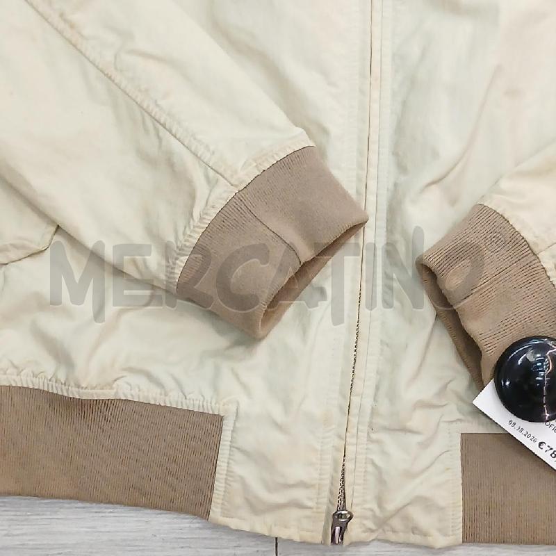 GIACCA UOMO BARBOUR BEIGE PROFILI MARRONE  | Mercatino dell'Usato Roma garbatella 2