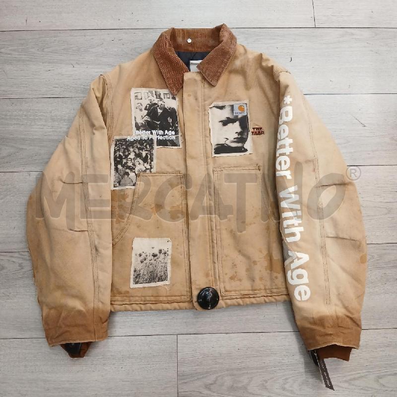GIACCA UOMO CARHARTT BETTER WHIT AGE BEIGE  | Mercatino dell'Usato Roma garbatella 1