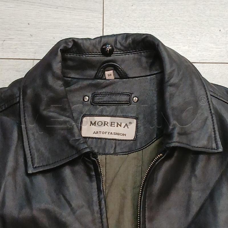 GIACCA UOMO MORENA NERO PELLE | Mercatino dell'Usato Roma garbatella 2