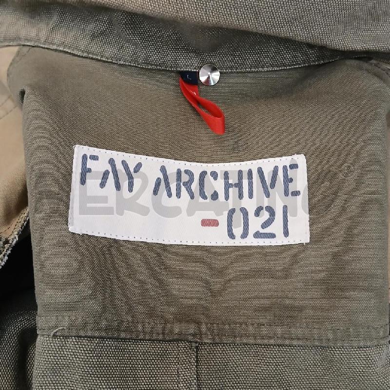 GIACCA U FAY ARCHIVE VERDE DET BEIGE  | Mercatino dell'Usato Roma garbatella 4