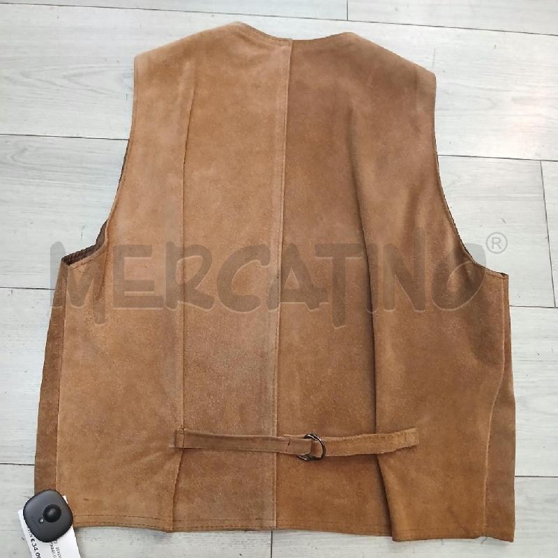 GILET U PECA TABACCO PELLE | Mercatino dell'Usato Roma garbatella 4