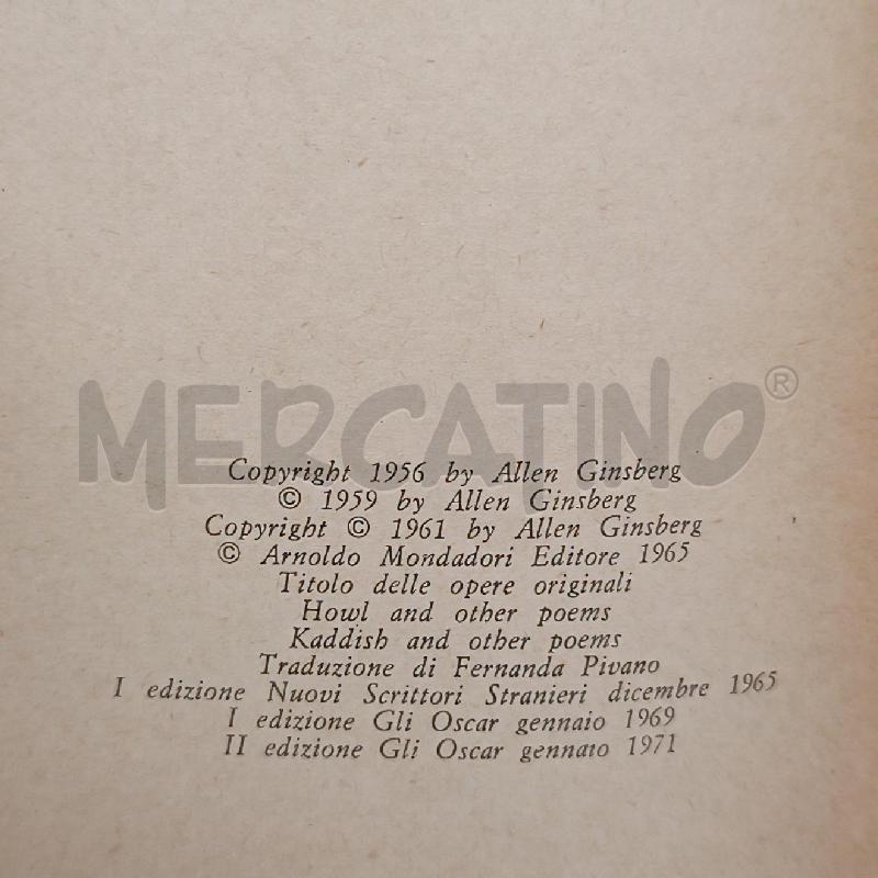 GINSBERG JUKEBOX IDROGENO  II 2 1971 | Mercatino dell'Usato Roma garbatella 4