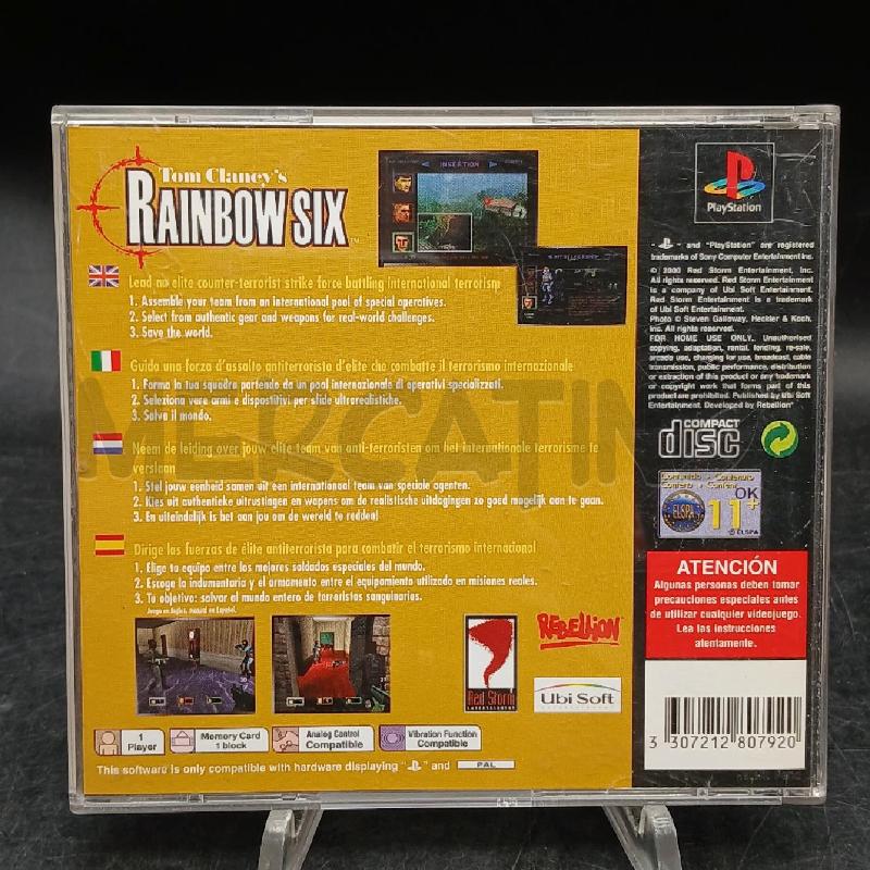GIOCO PS1 RANBOW SIX 1 | Mercatino dell'Usato Roma garbatella 2