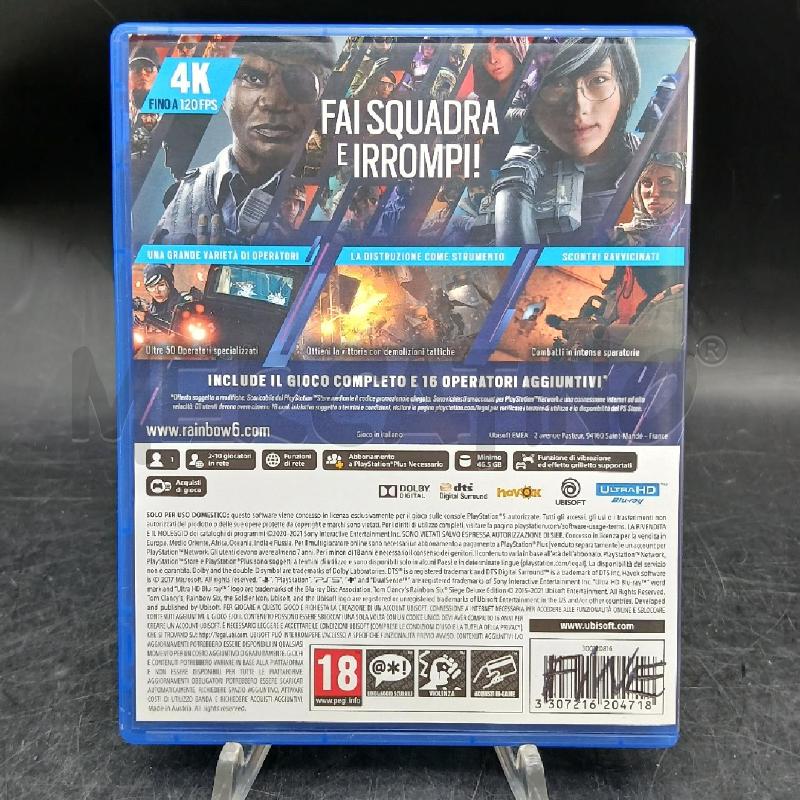 GIOCO PS5 RAINBOW SIX SIEGE DELUXE  | Mercatino dell'Usato Roma garbatella 2